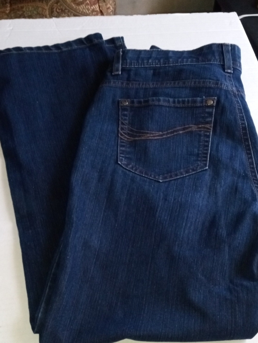 Charter Club Navy Classic Straight-Leg Women's Jeans Size 6
